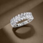 Luxe Zig-Zag Baguette Diamond Mosaic Ring